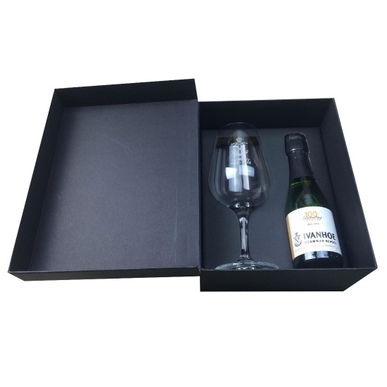School Valedictory Night Promotional Champagne & Glass Box - Open